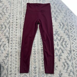 JoyLab Maroon Leggings with Cutouts